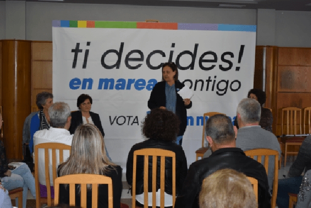 en marea Cristina Pérez defende en Vilalba