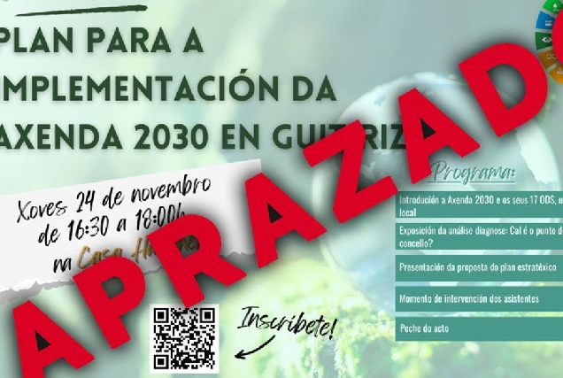 aprazado axenda 2030 aprazado