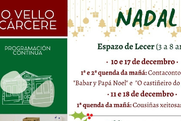 Actividades Vello Cárcere Nadal portada