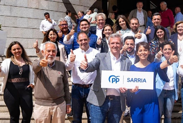 PP Sarria con alfonso rueda