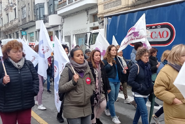 Mobilizacion traballadoras da limpeza bng