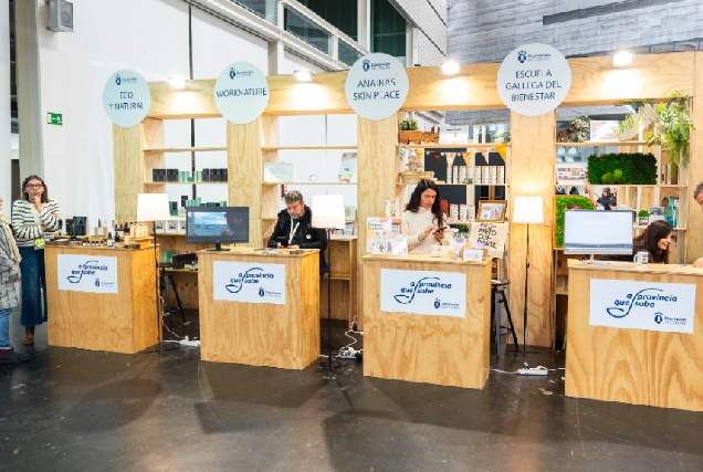 Imaxe do stand da Deputación na feira de Biocultura na Coruña