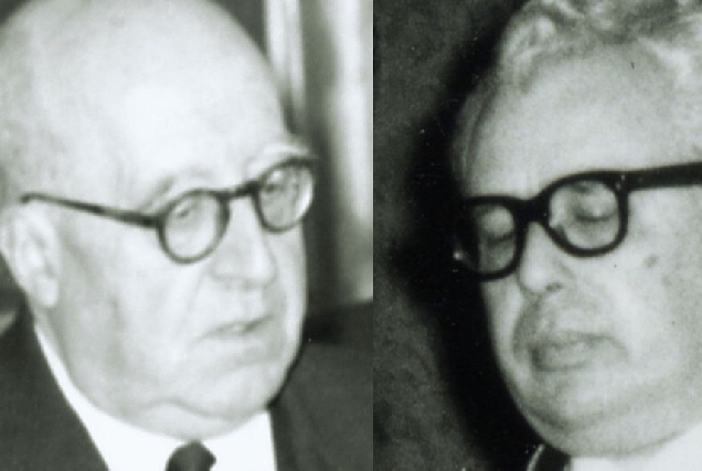 Francisco Fernández del Riego e Ramón Otero Pedrayo