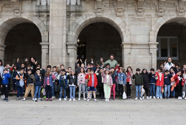 Recepción CEIP Rosalía de Castro concello