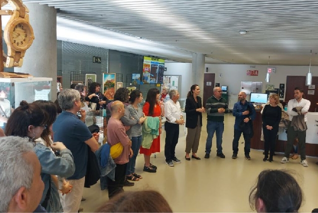 Inuguración da exposición de fin de curso da Escola de Artes e Oficios da Deputación de Ourense