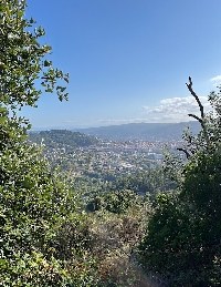 Vistas de Ourense dende a cima do Castro de San Tomé