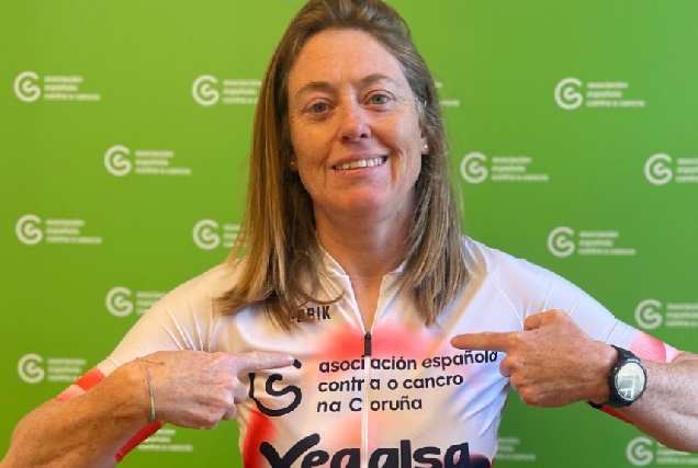 Imaxe da ciclista española Eva Castro