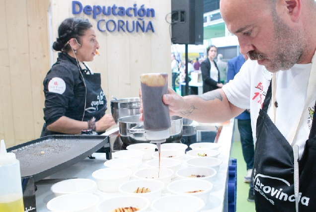 Imaxe dun showcooking da Deputación da Coruña