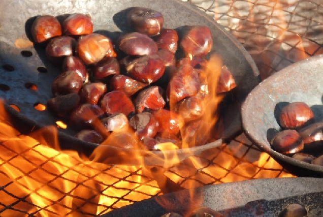 Castañas asadas